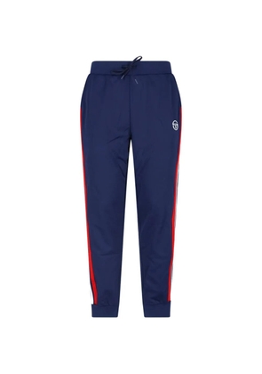 Sergio Tacchini logo-print side-stripe track pants - Blue