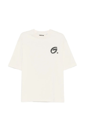 GEORGE. graphic-print T-shirt - Neutrals