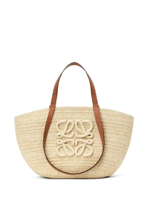 LOEWE medium Eclipse basket shoulder bag - Neutrals
