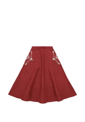 Fortela Nicole embroidered skirt