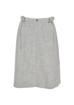 Courrèges Pre-Owned D-ring belted skirt - Grey