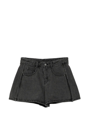 JNBY high-waisted denim shorts - Grey