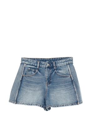 JNBY faded-wash five-pocket shorts - Blue