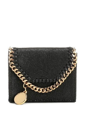 Stella McCartney Falabella chain-trim trifold wallet - Black