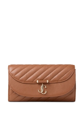 Jimmy Choo Curve chain wallet - Brown