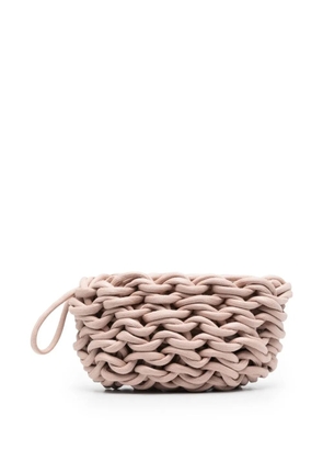 Alienina Tebe woven clutch - Pink