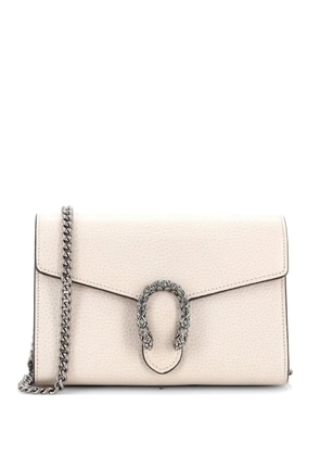 Gucci Pre-Owned Dionysus Chain Wallet Leather with Embellished Detail Small crossbody bag - Neutrals