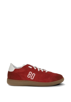 BE980 Harvard 1 logo-embroidered suede sneakers