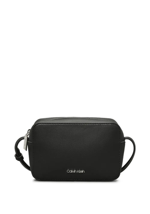 Calvin Klein zip shoulder bag - Black