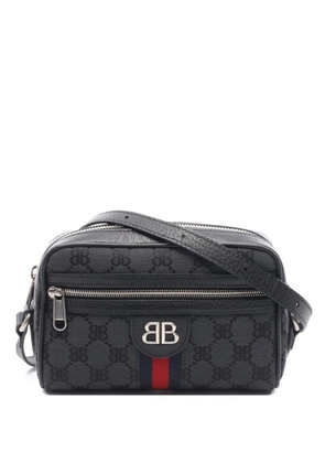 Balenciaga Pre-Owned x Gucci 2010s The Hacker Project Web line camera bag - Black