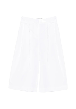 Jacquemus drawstring wide-leg shorts - White