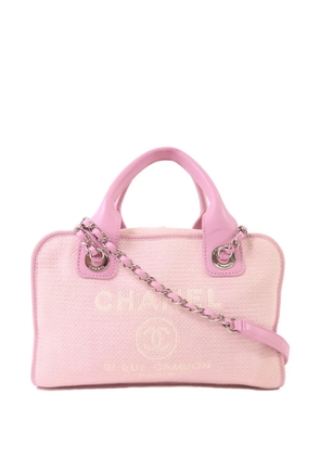 CHANEL Pre-Owned CC Deauville bowling bag - Pink