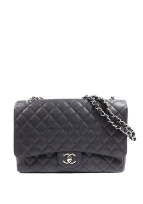 CHANEL Pre-Owned maxi Classic CC shoulder bag - Black