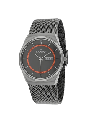 Skagen Melbye mesh-strap watch - Black