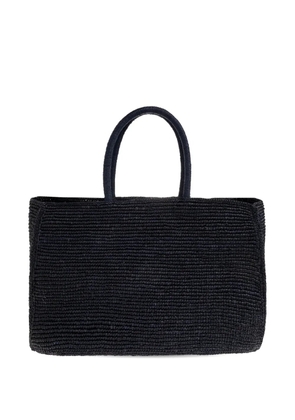 Lié Studio large Charlotte raffia tote bag - Blue