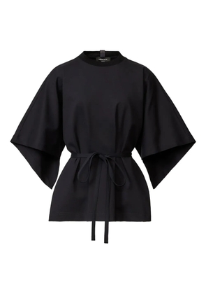 Fabiana Filippi tie-waist wide-sleeve blouse - Blue