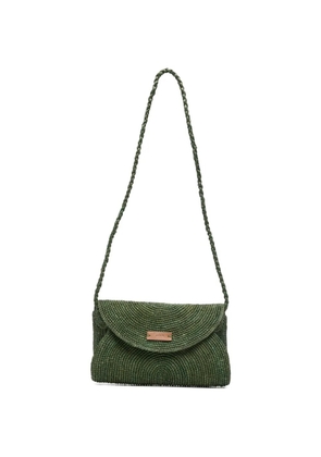 AFAR Samira raffia shoulder bag - Green