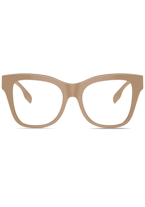 Burberry Eyewear TB-motif square-frame glasses - Neutrals