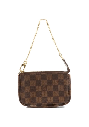 Louis Vuitton Pre-Owned mini Pochette Damier handbag - Brown