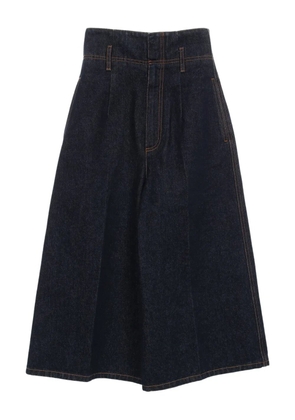 Christian Dior Pre-Owned 10s high-waist wide-leg pants - Blue