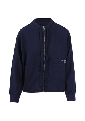 Noumeno Concetp zip-up drawstring sweatshirt - Blue
