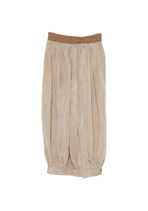 Uma Wang Gwen balloon-hem maxi skirt - Brown