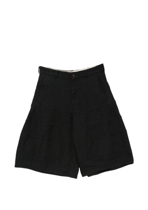 Comme des Garçons Homme Plus belt-loop shorts - Black