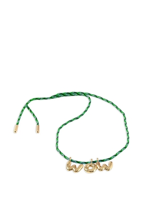 Sorbet Island plated bubble letters necklace - Gold