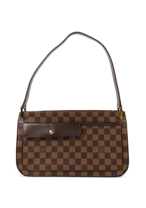 Louis Vuitton Pre-Owned Aubagne checked-pattern shoulder bag - Brown