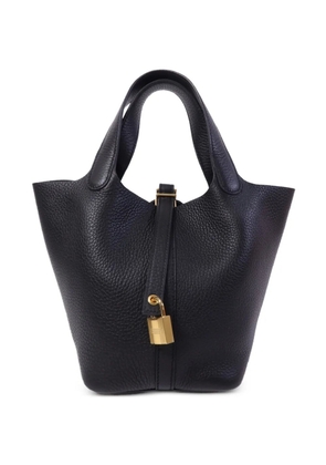 Hermès Pre-Owned PM Picotin Clemence-leather tote bag - Black