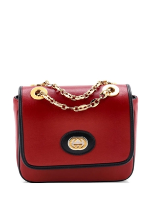Gucci Pre-Owned Marina Chain Flap Bag Leather Mini crossbody bag - Red