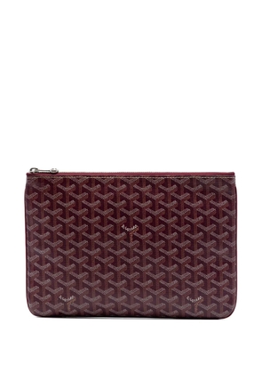Goyard Pre-Owned 2015 Goyardine Senat MM clutch bag - Red