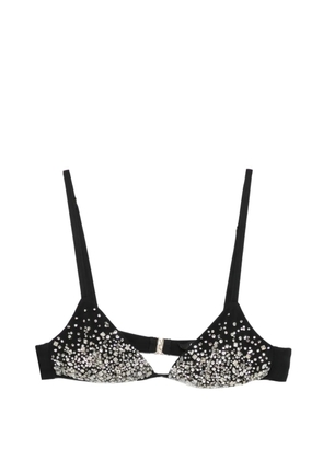 Amen crystal-embellished bralette - Black