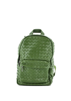 Bottega Veneta Pre-Owned Front Pocket Intrecciato Leather Medium backpack - Green