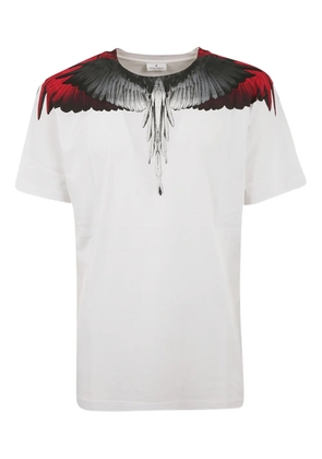 COUNTY OF MILAN wings-print T-shirt - White