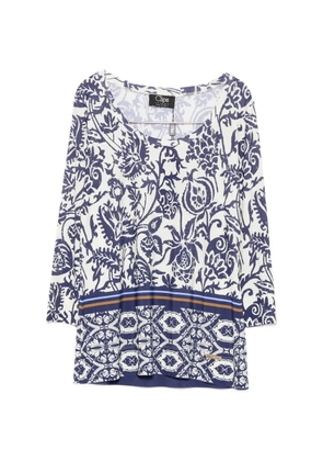 Clips floral-print top - Blue