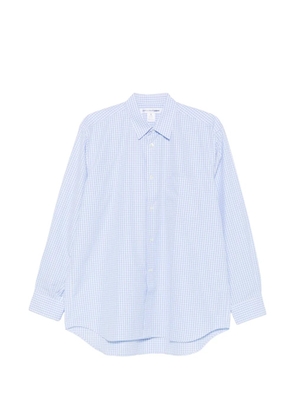 Comme Des Garçons Shirt checked long-sleeve shirt - Blue
