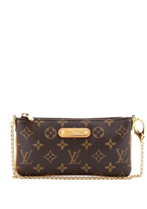 Louis Vuitton Pre-Owned Milla Pochette Monogram Canvas MM clutch bag - Brown