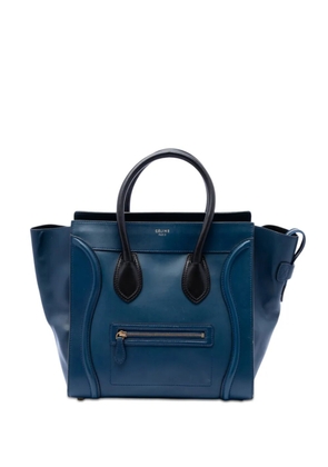 Celine Pre-Owned 2013 Mini Bicolor Leather Luggage tote bag - Black