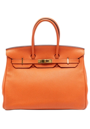 Hermès Pre-Owned 2011 Togo Birkin Retourne 35 handbag - Orange
