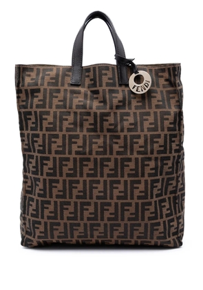Fendi Pre-Owned 2010-2026 Zucca Canvas Shopping tote bag - Brown
