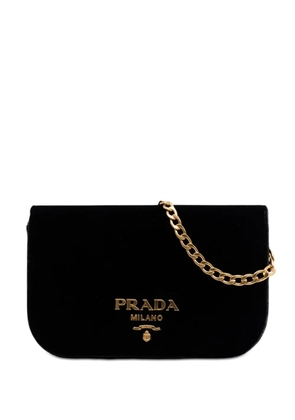 Prada Pre-Owned 2010-2026 Velluto crossbody bag - Black