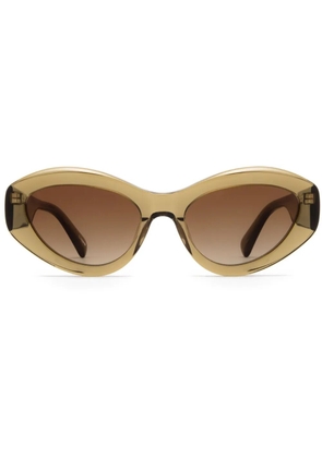Chimi 09 oval-frame sunglasses - Green