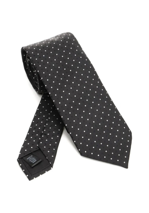 Dolce & Gabbana jacquard polka-dot tie - Black