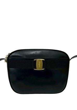 Ferragamo Pre-Owned 2010-2026 Leather Vara Bow crossbody bag - Black