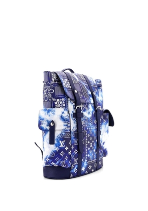 Louis Vuitton Pre-Owned Christopher Limited Edition Monogram Bandana Leather PM backpack - Blue