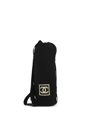 CHANEL Pre-Owned 2003-2004 logo-print bottle bag - Black