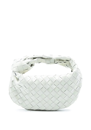 Bottega Veneta Pre-Owned 2012-2026 Mini Patent Intrecciato Jodie hobo bag - White