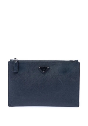 Prada Pre-Owned 2013-2026 Saffiano clutch bag - Blue