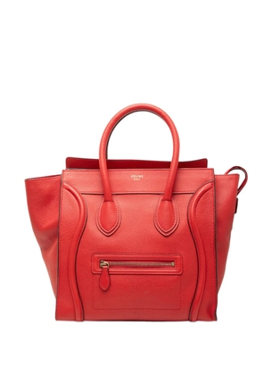 Celine Pre-Owned 2012 Mini Grained Calfskin Luggage tote bag - Red